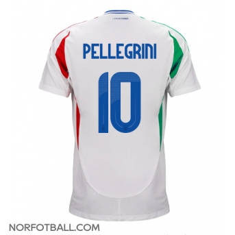 Billige Fotballdrakt Italia Lorenzo Pellegrini #10 Replika Bortedrakt EM 2024 Kortermet